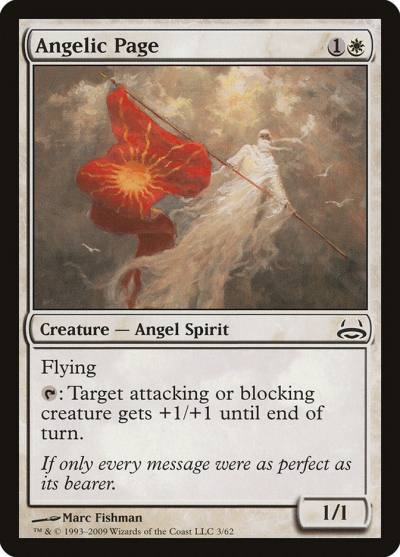 Angelic Page DDC-3 Duel Decks: Divine vs. Demonic Magic card