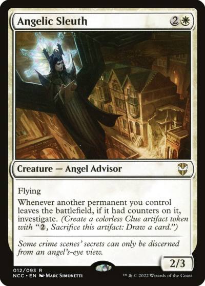 Angelic Sleuth NCC-12 New Capenna Commander Magic card