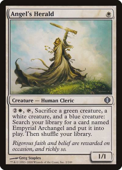 Angel's Herald 2 Shards of Alara Magic card