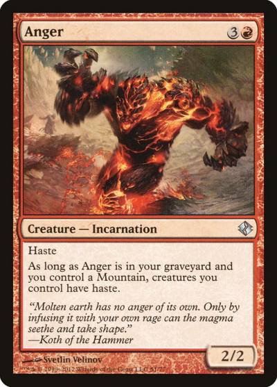 Anger DDI-51 Duel Decks: Venser vs. Koth Magic card
