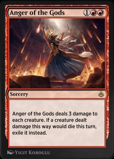 Anger of the Gods AKR-138 Amonkhet Remastered Magic card