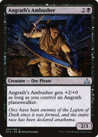 Angrath's Ambusher 202 Rivals of Ixalan Magic card