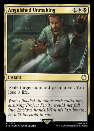 Anguished Unmaking PIP-737 Fallout Magic card