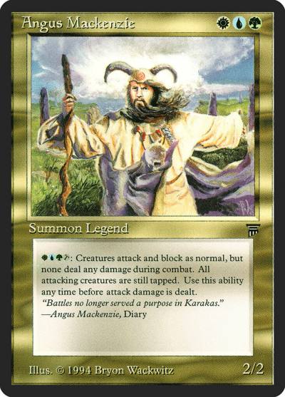 Angus Mackenzie LEG-217 Legends Magic card