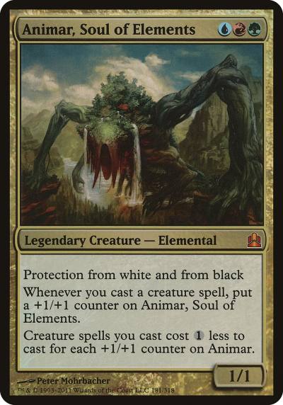 Animar, Soul of Elements OCMD-181 Commander 2011 Oversized Magic card