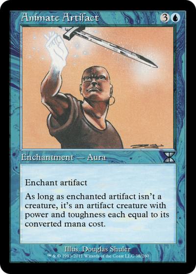 Animate Artifact ME4-38 Masters Edition IV Magic card