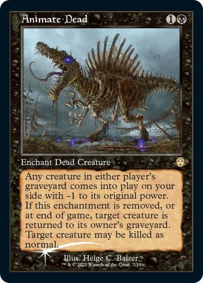 Animate Dead P22-7 Judge Gift Cards 2022 Magic card
