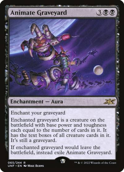 Animate Graveyard UNF-65 Unfinity Magic card