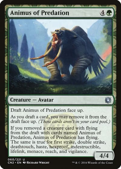 Animus of Predation 60 Conspiracy: Take the Crown Magic card
