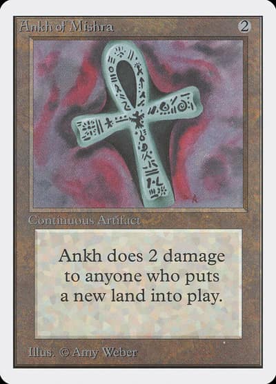Ankh of Mishra 2ED-231 Unlimited Edition Magic card