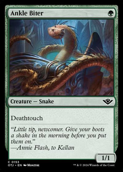 Ankle Biter 153 Outlaws of Thunder Junction Magic card