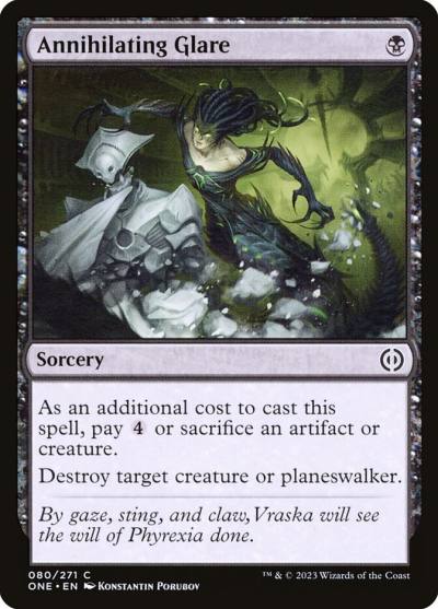 Annihilating Glare ONE-80 Phyrexia: All Will Be One Magic card