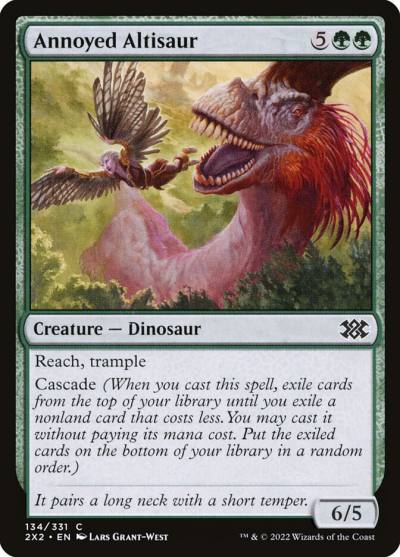 Annoyed Altisaur 2X2-134 Double Masters 2022 Magic card