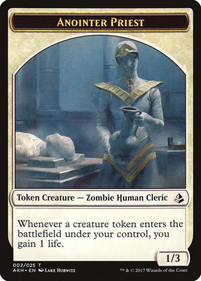 Anointer Priest TAKH-2 Amonkhet Tokens Magic card