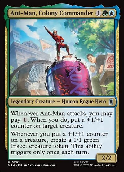 Ant-Man, Colony Commander 201 Marvel Super Heroes Magic card