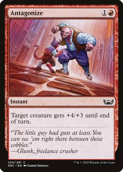 Antagonize SNC-100 Streets of New Capenna Magic card