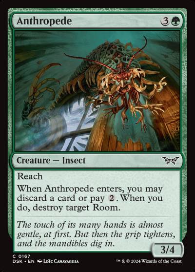 Anthropede 167 Duskmourn: House of Horror Magic card