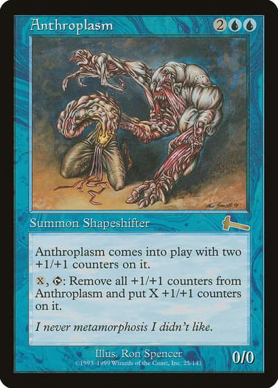 Anthroplasm 25 Urza's Legacy Magic card