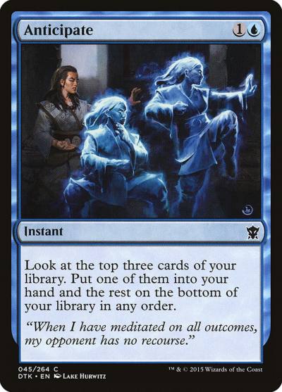 Anticipate DTK-45 Dragons of Tarkir Magic card