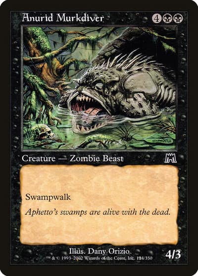 Anurid Murkdiver 124 Onslaught Magic card