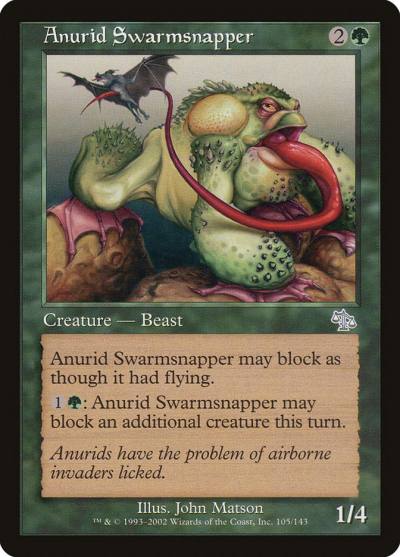 Anurid Swarmsnapper 105 Judgment Magic card