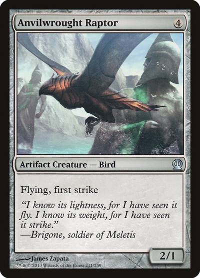 Anvilwrought Raptor THS-211 Theros Magic card