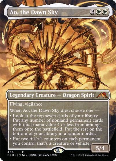 Ao, the Dawn Sky NEO-406 Kamigawa: Neon Dynasty Magic card