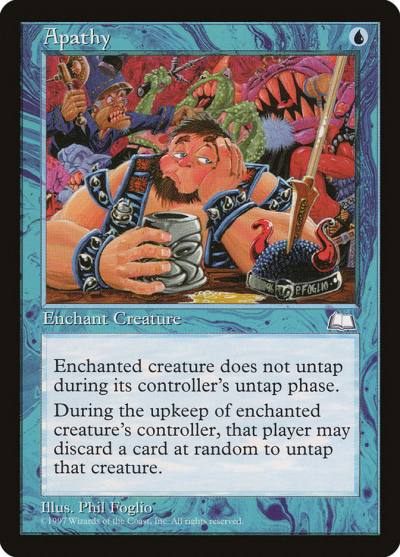 Apathy WTH-33 Weatherlight Magic card