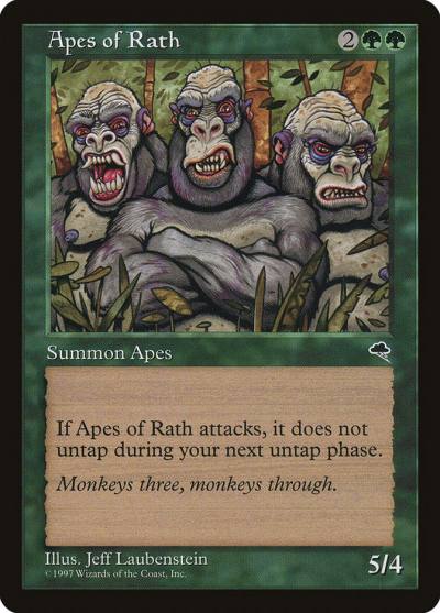 Apes of Rath 214 Tempest Magic card