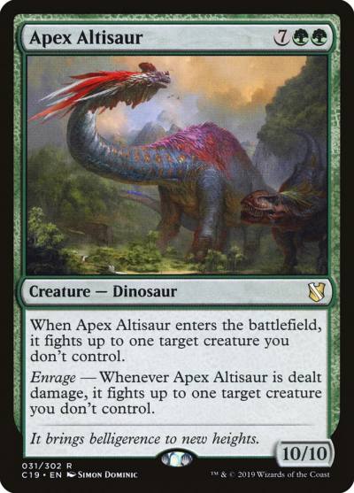 Apex Altisaur C19-31 Commander 2019 Magic card
