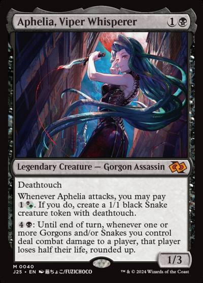 Aphelia, Viper Whisperer J25-40 Foundations Jumpstart Magic card