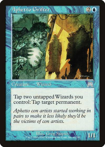 Aphetto Grifter 65 Onslaught Magic card