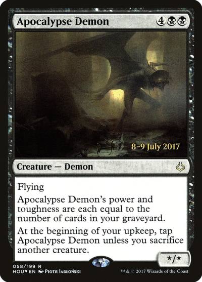 Apocalypse Demon PHOU-58S Hour of Devastation Promos Magic card