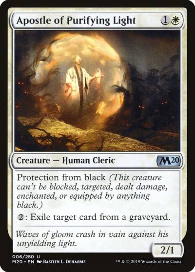 Apostle of Purifying Light M20-6 Core Set 2020 Magic card