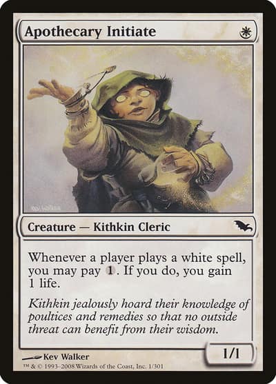 Apothecary Initiate 1 Shadowmoor Magic card