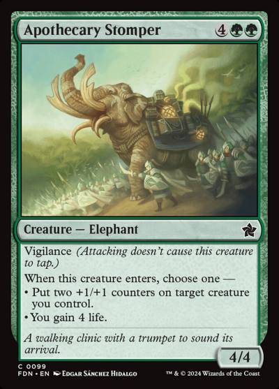 Apothecary Stomper FDN-99 Foundations Magic card