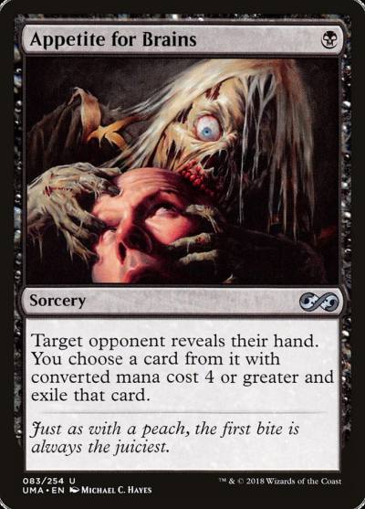 Appetite for Brains UMA-83 Ultimate Masters Magic card