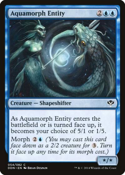 Aquamorph Entity DDN-54 Duel Decks: Speed vs. Cunning Magic card