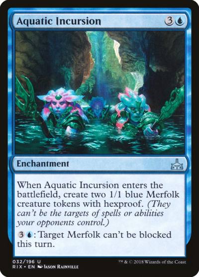 Aquatic Incursion RIX-32 Rivals of Ixalan Magic card
