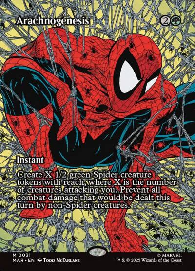 Arachnogenesis MAR-31 Marvel Universe Magic card