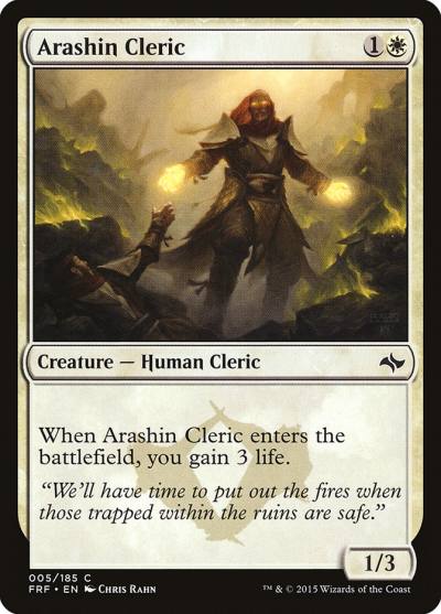 Arashin Cleric 5 Fate Reforged Magic card