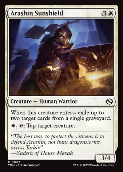 Arashin Sunshield TDM-3 Tarkir: Dragonstorm Magic card