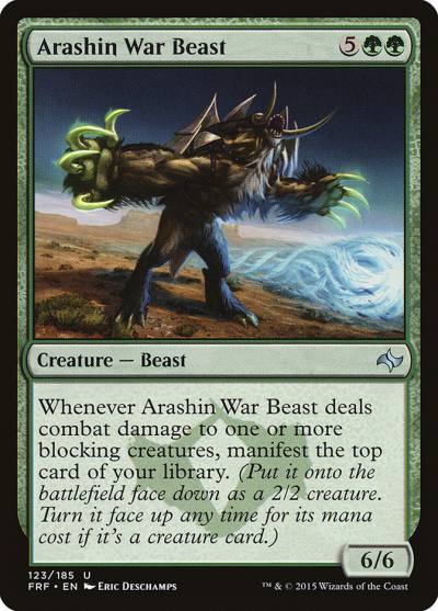 Arashin War Beast FRF-123 Fate Reforged Magic card