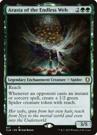 Arasta of the Endless Web CLB-817 Commander Legends: Battle for Baldur's Gate Magic card