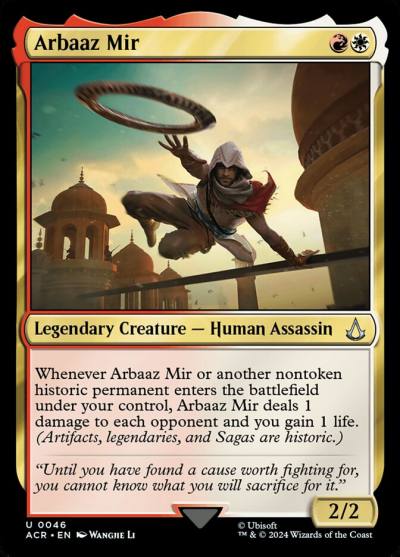 Arbaaz Mir ACR-46 Assassin's Creed Magic card