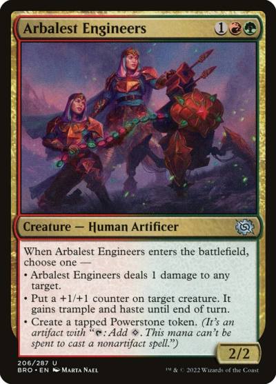 Arbalest Engineers 206 The Brothers' War Magic card