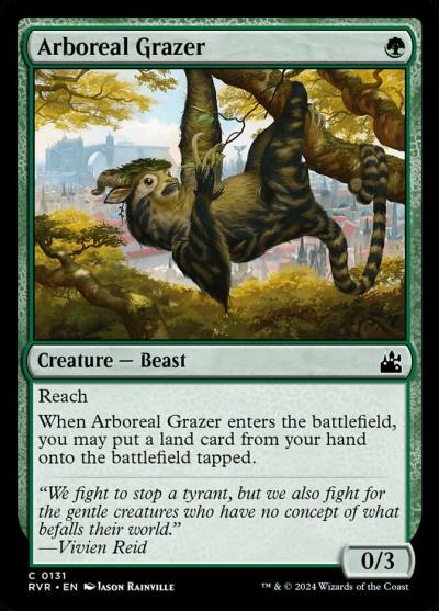 Arboreal Grazer RVR-131 Ravnica Remastered Magic card