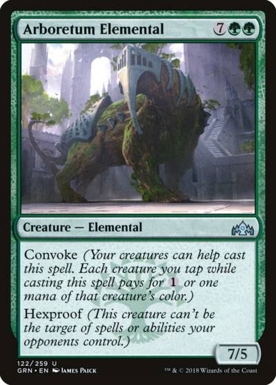 Arboretum Elemental GRN-122 Guilds of Ravnica Magic card