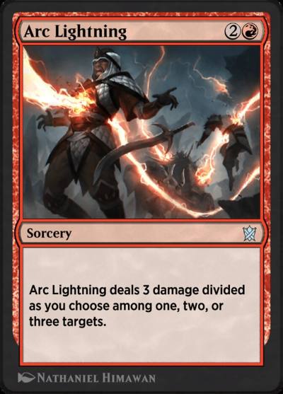 Arc Lightning KTK-97Y Khans of Tarkir Magic card