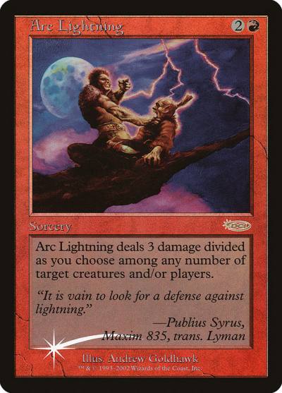 Arc Lightning PAL02-3 Arena League 2002 Magic card